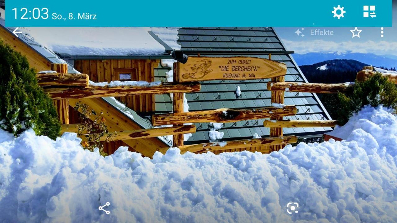 Chalet Die Berghexn Klippitztorl Exterior photo